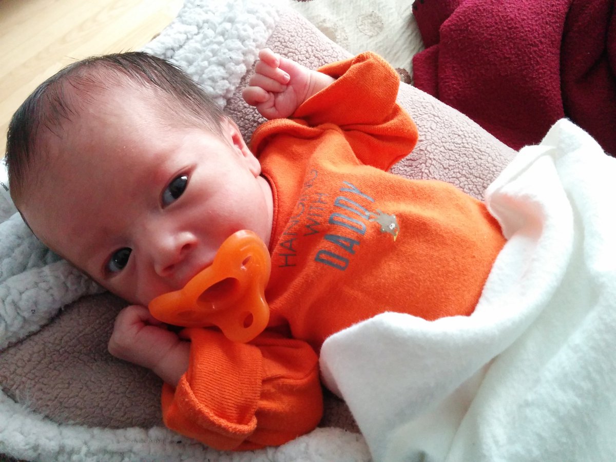 @RobynBresnahan Old snapshot! Coverage of #ottawaFood will resume once this little guy lets us get back dining out