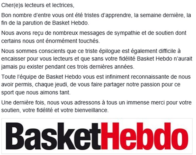BasketHebdo's tweet photo. A nos lectrices et lecteurs : 
https://t.co/zz2OAdMOIL https://t.co/VQBU2LzMi0