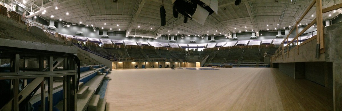 ClementsElec's tweet image. The Littlejohn Coliseum is coming along nicely! We are getting the HVAC up and running. @InsideClemson @ClemsonPrez