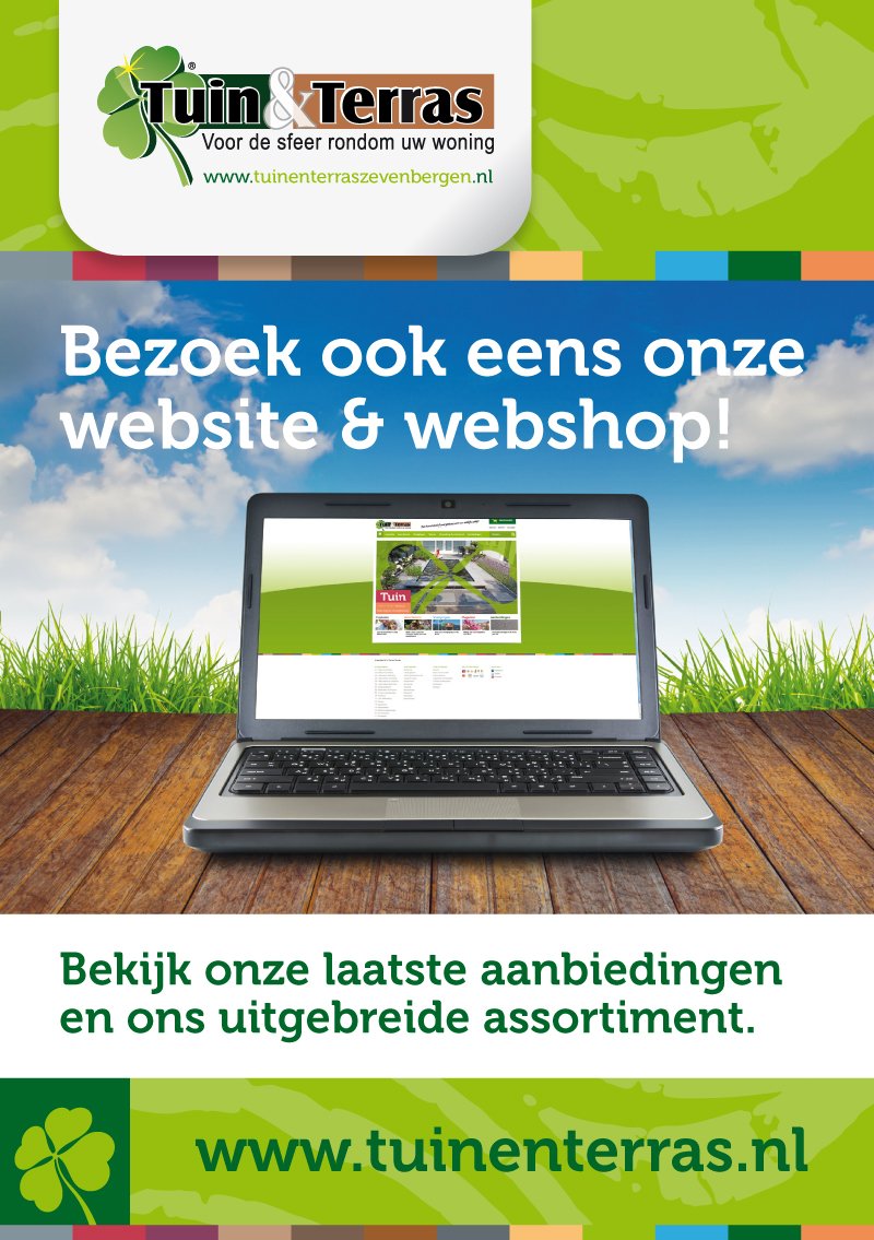 Bezoek ook een onze website &amp; webshop, tuinenterras.nl
