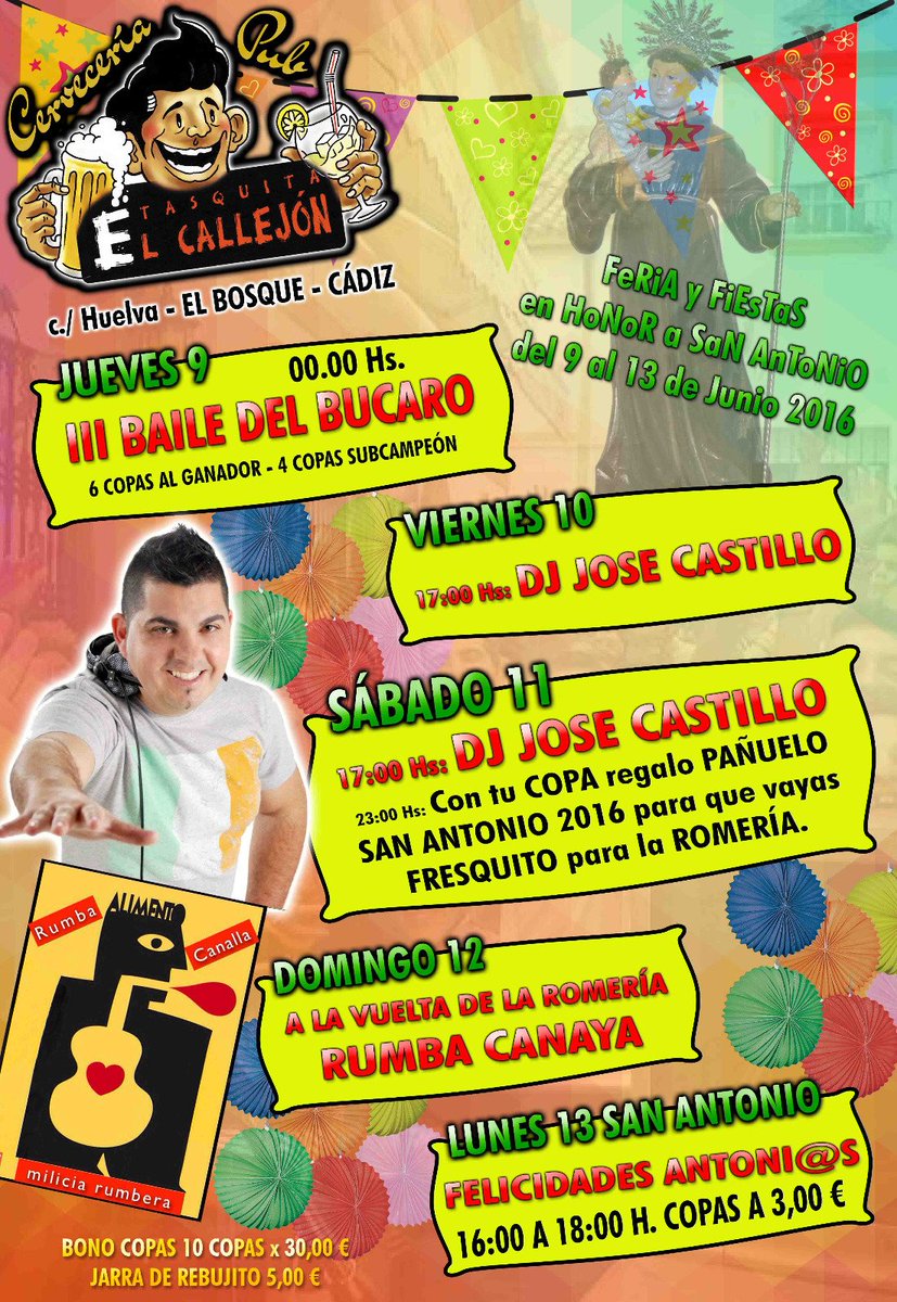 !!!!Vámonos "pa" la feria!!! #feriaelbosque #tasquitaelcallejon #elbosque #ferias #vivasanantonio