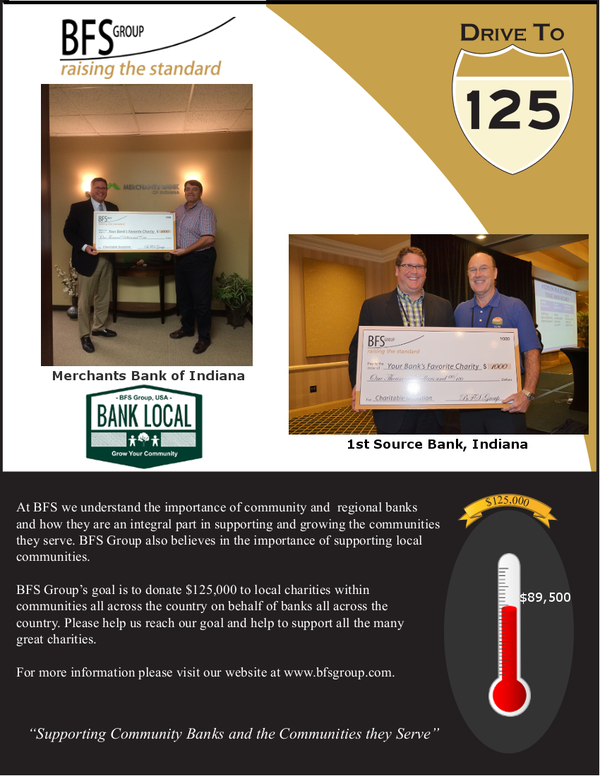BFSGroupBOLI's tweet photo. #GivingTuesday #Driveto125 #GiveBack #Community #BankLocal #TeamBFSGroup #charitytuesday #donate https://t.co/OvUSHmbxK7