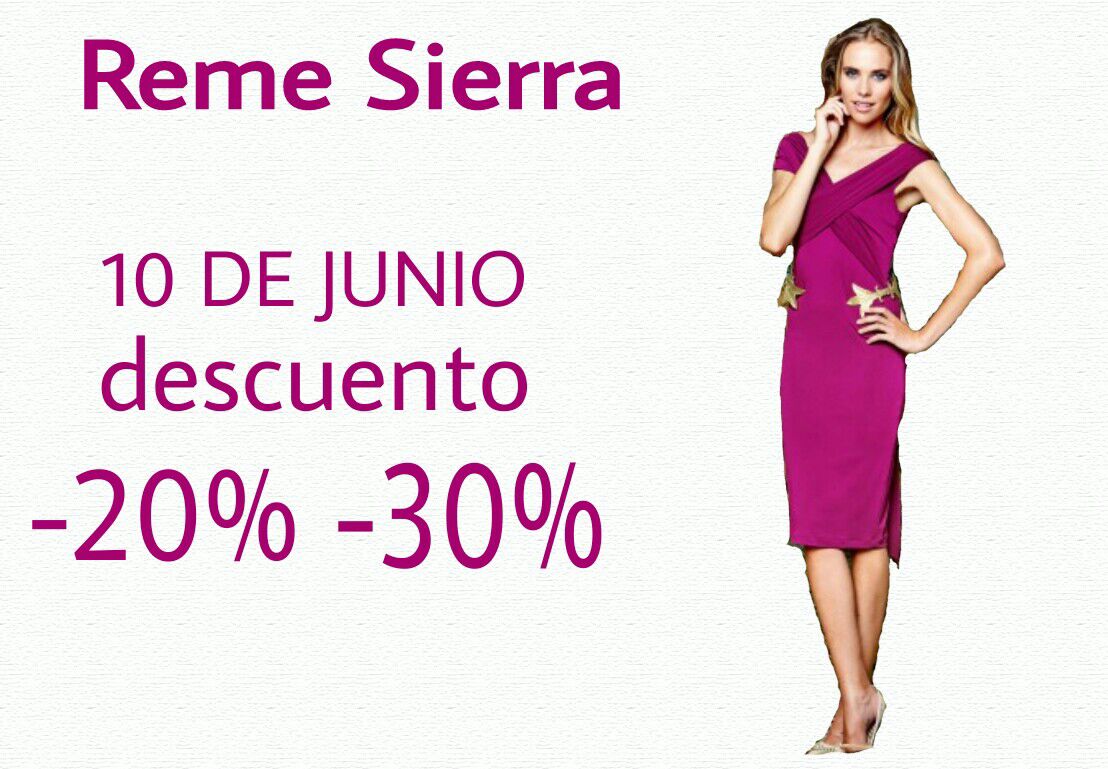 AlziraComercio's tweet photo. El próximo viernes en REME SIERRA con #LIMIT12HORES descuentos del 20% y 30%!! https://t.co/KyNzLDGJXj