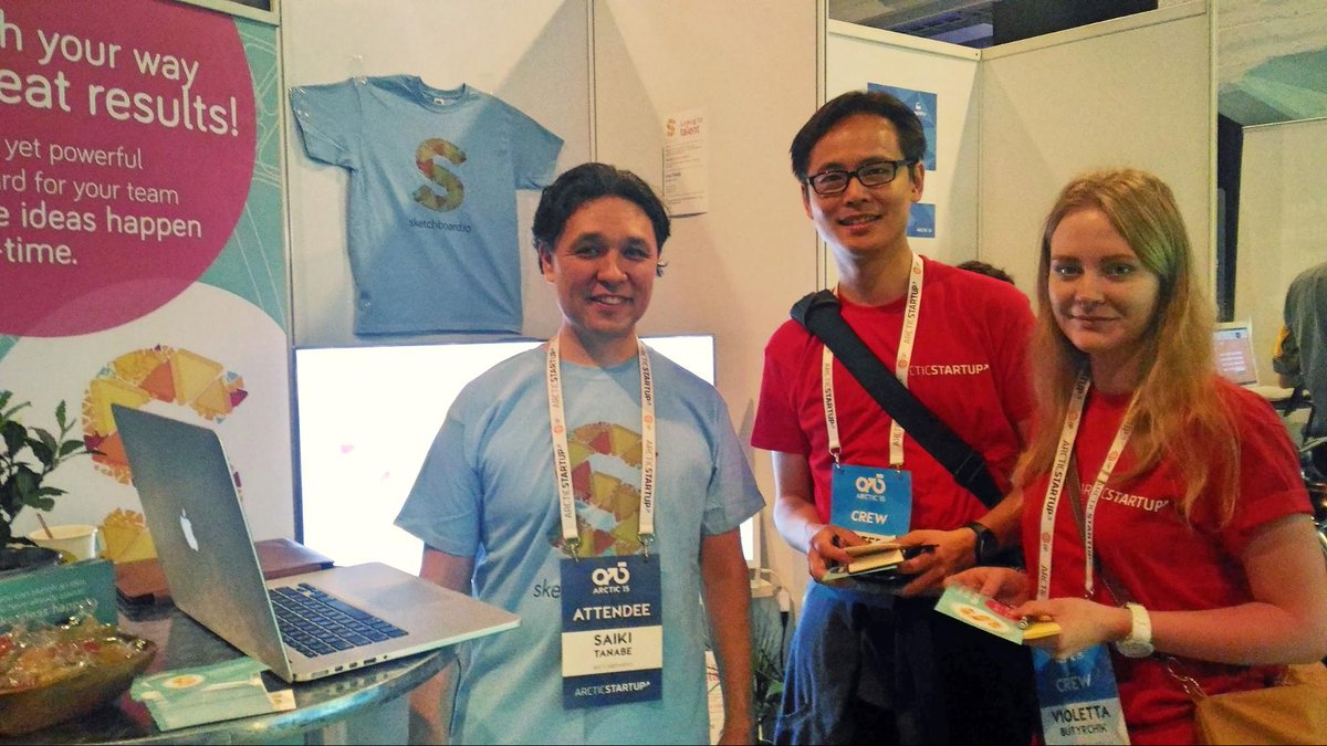 SketchboardIO's tweet photo. We went scouting for sketchers at #arctic15. Thanks for stopping by! #sketchingisgold https://t.co/7qvhvieBuf https://t.co/ETCPLVTfXy