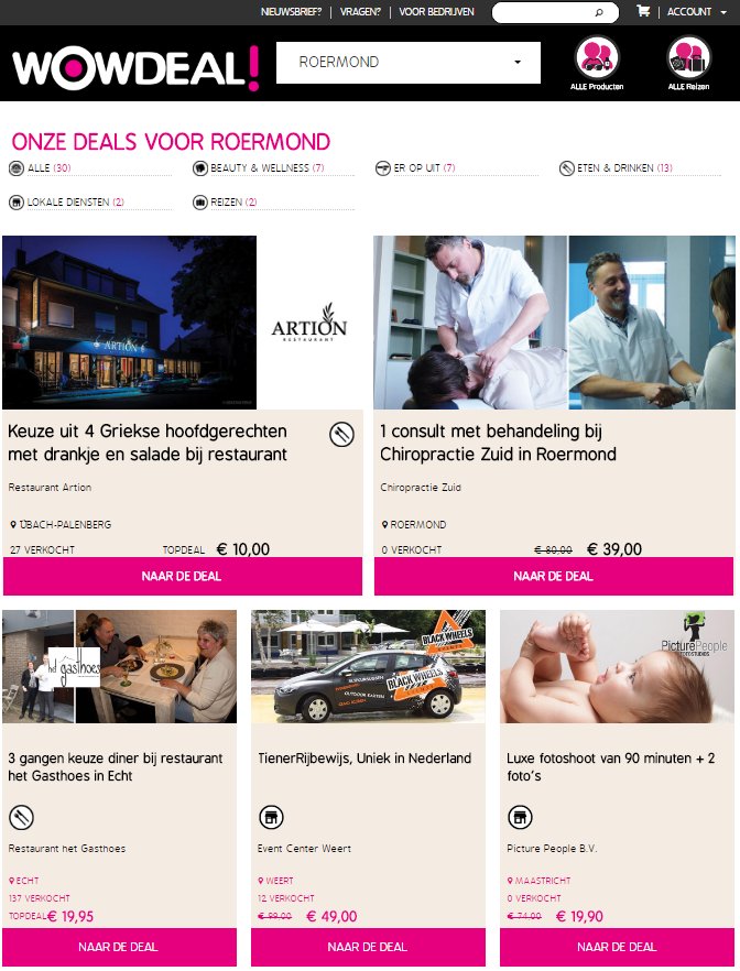 Onze nieuwe website is eindelijk live! Bekijk deze via wowdeal.nl! Hoe vinden jullie hem ?