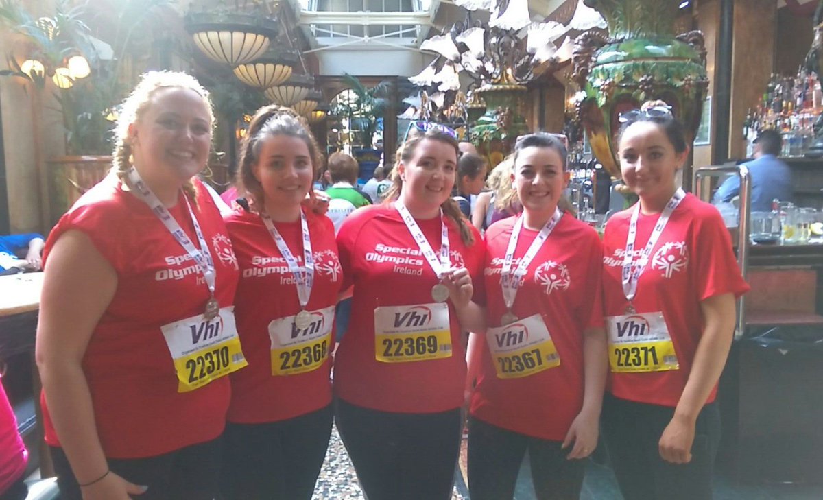 SOIreland's tweet photo. Thanks to all the hardy souls who took part in the #vhiminimarathon on behalf of Special Olympics #HugeEffort https://t.co/9tzFYJu6cw