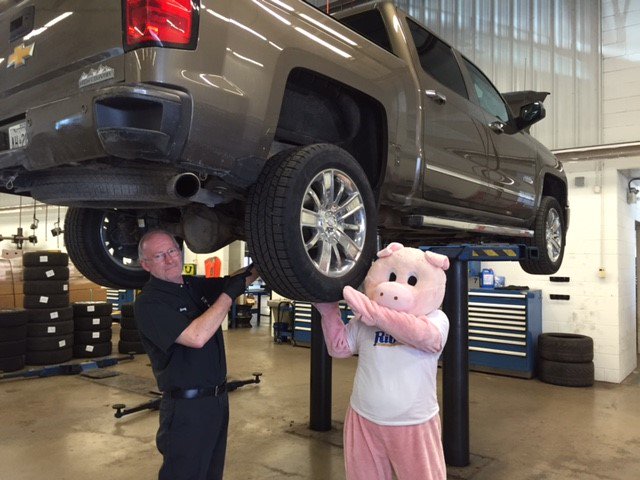 Riblet stopped by Nurse Chevrolet Cadillac last week to pose for some pics.  Thanks <a href="/WhitbyPig/">Riblet-WhitbyRibfest</a> <a href="/whitbyribfest/">WHITBY RIBFEST</a>!