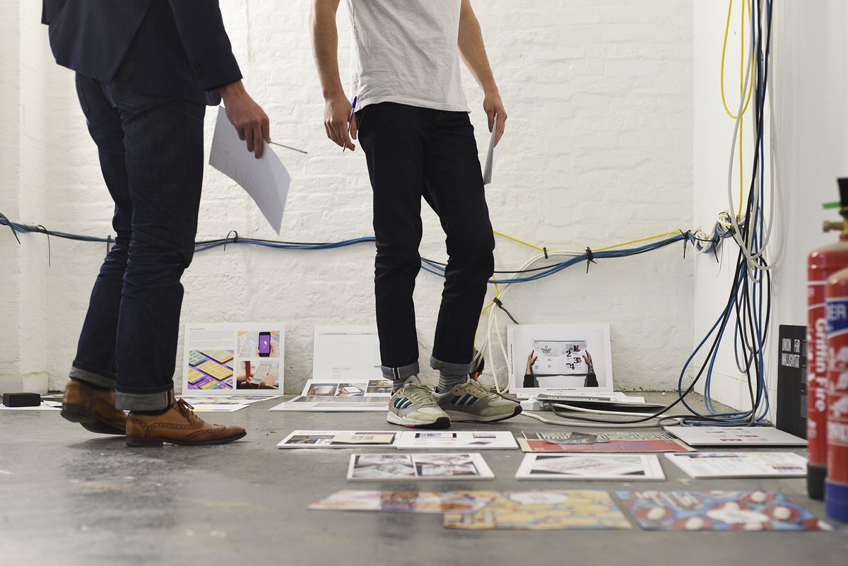 Design_Bridge's tweet photo. A sneak peak into the first round of judging for this year's Dog's Bollocks Student Awards competition... #DBstudent https://t.co/DyL6CvAtl8