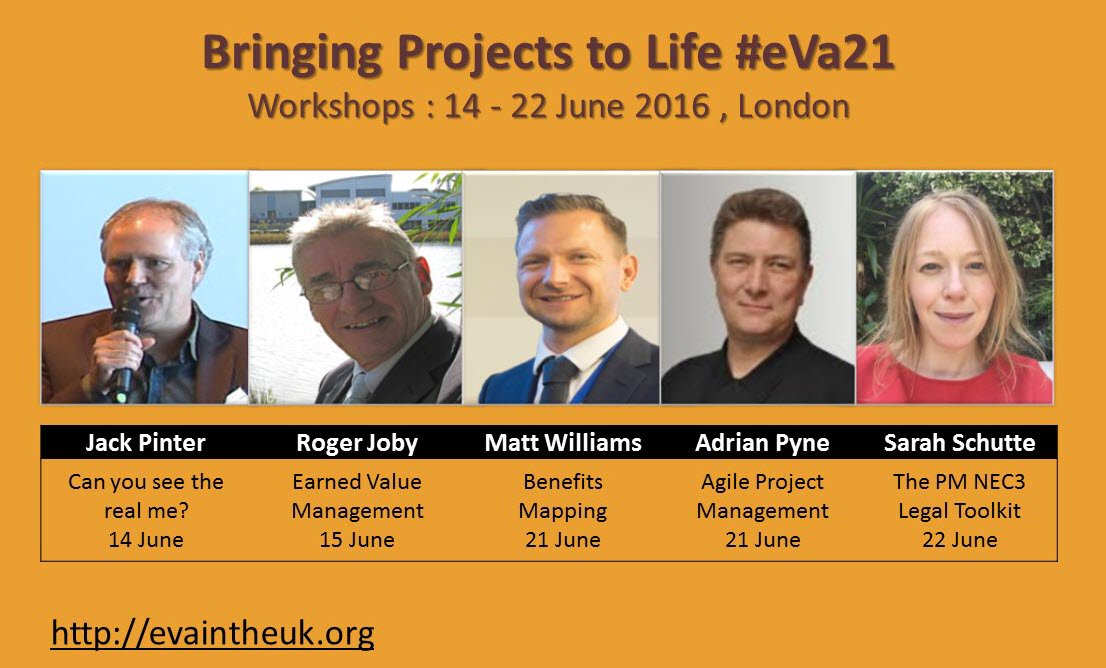 We 've organised some great workshops for next week to "Bring your Projects to Life" #eVa21 Book now #pmot
