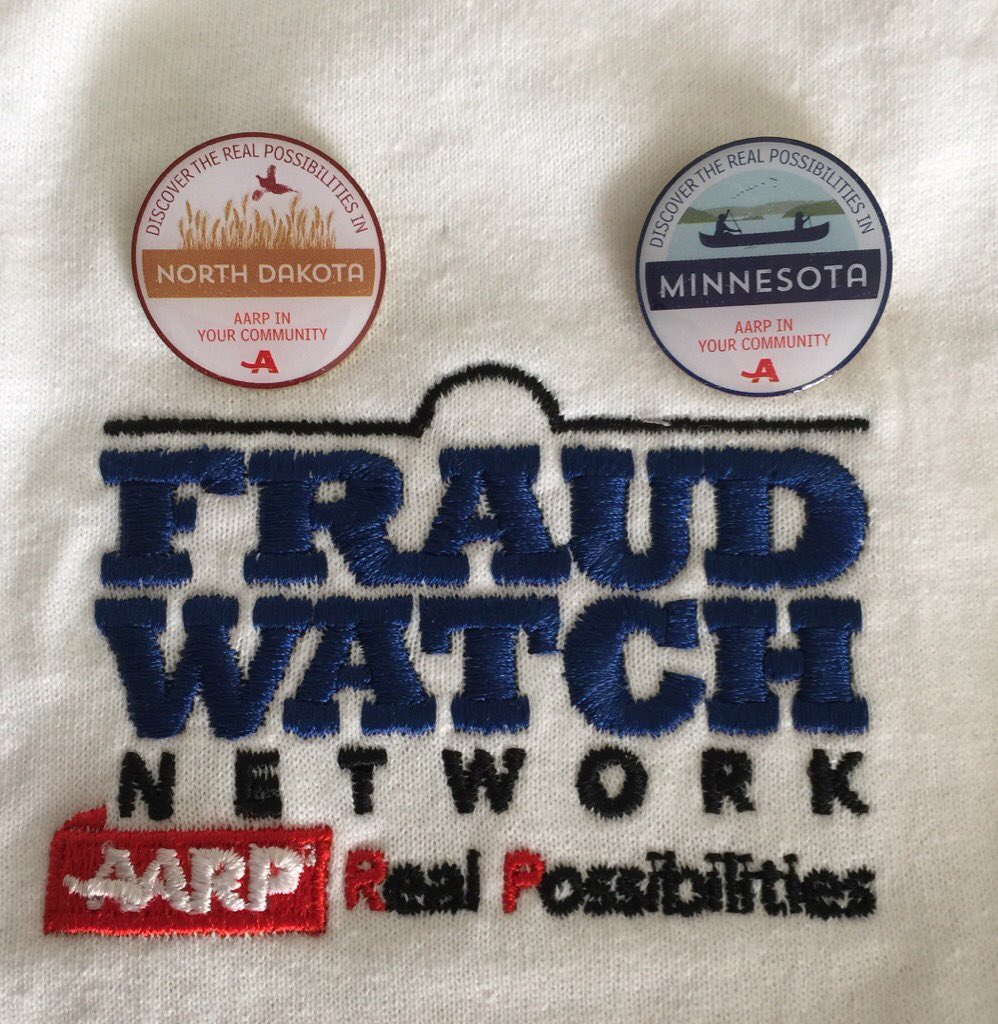CarmenzaAARP's tweet photo. Thnxs for warm welcome @AARP_ND @joshaskvig @LyleHalvorson @nddoreen. Join us tomorrow for #FMScamJam to fight fraud https://t.co/OYmUSahvh9