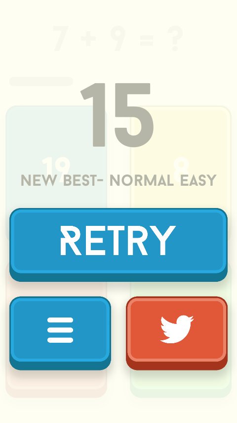 A7MkFBLxrJ0H3Zc's tweet image. Check out my score on #TrueMath: 15 - Normal mode Easy bit.ly/1lgnola