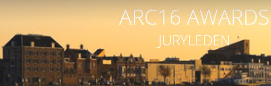 De jury voor de #ARC16 Innovatie prijs is bekend! bit.ly/1Y67b8g / #architectuur