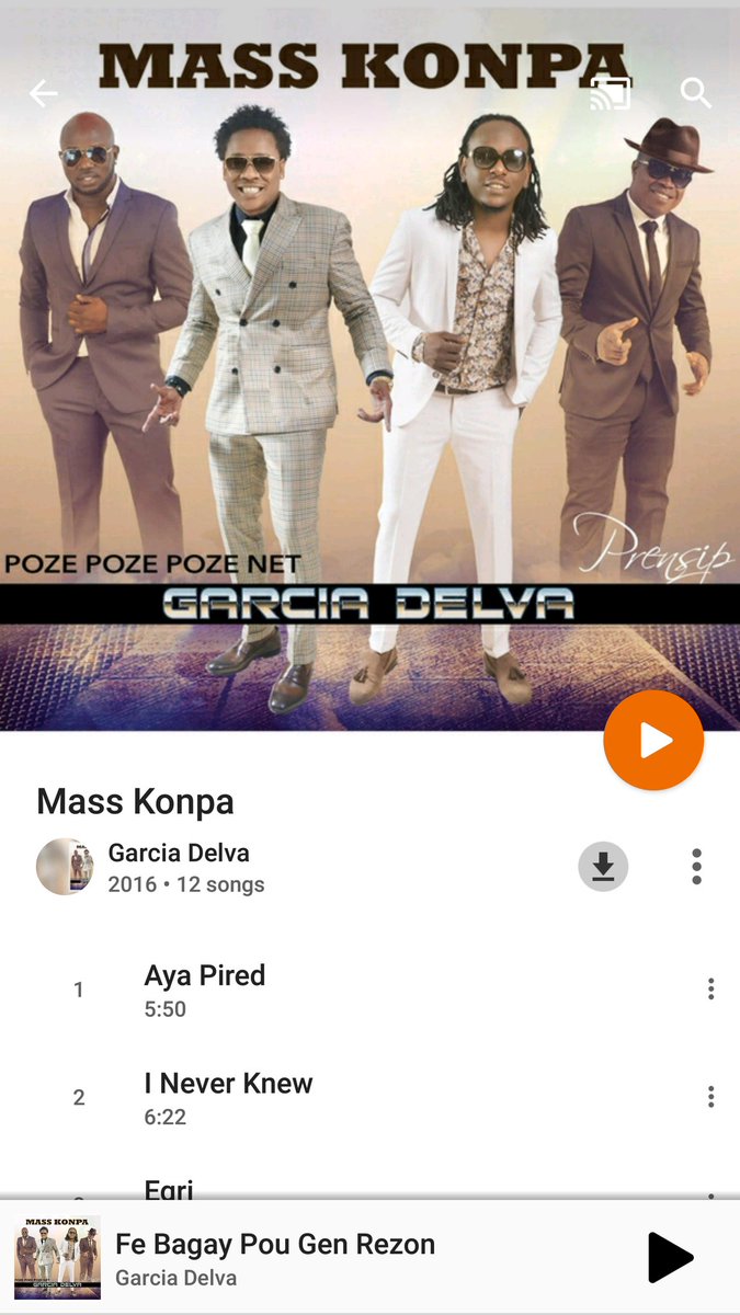 Radyoez_konpa's tweet photo. @GarciadelvaHT mwen fèk achete album la. GREAT JOB! #AYAPIRED https://t.co/ThB7eTAr6l