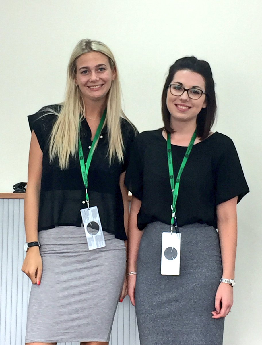 ERACU429's tweet photo. When Harlea and Emily accidentally wear the same outfit to work 👔 #dresscode #U429 #erac https://t.co/uqjJnuSI01