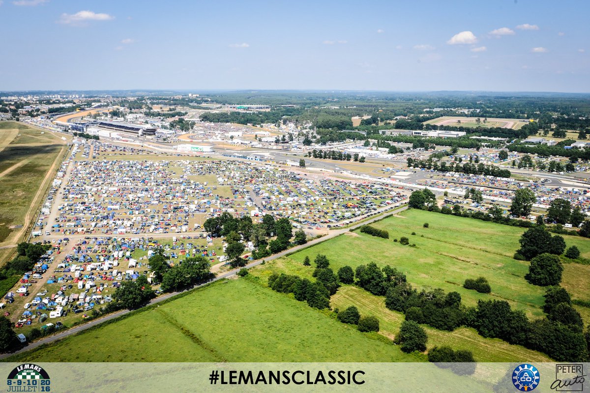 #LeMansClassic vu du ciel... C'est possible ! ☛ goo.gl/C7we8j