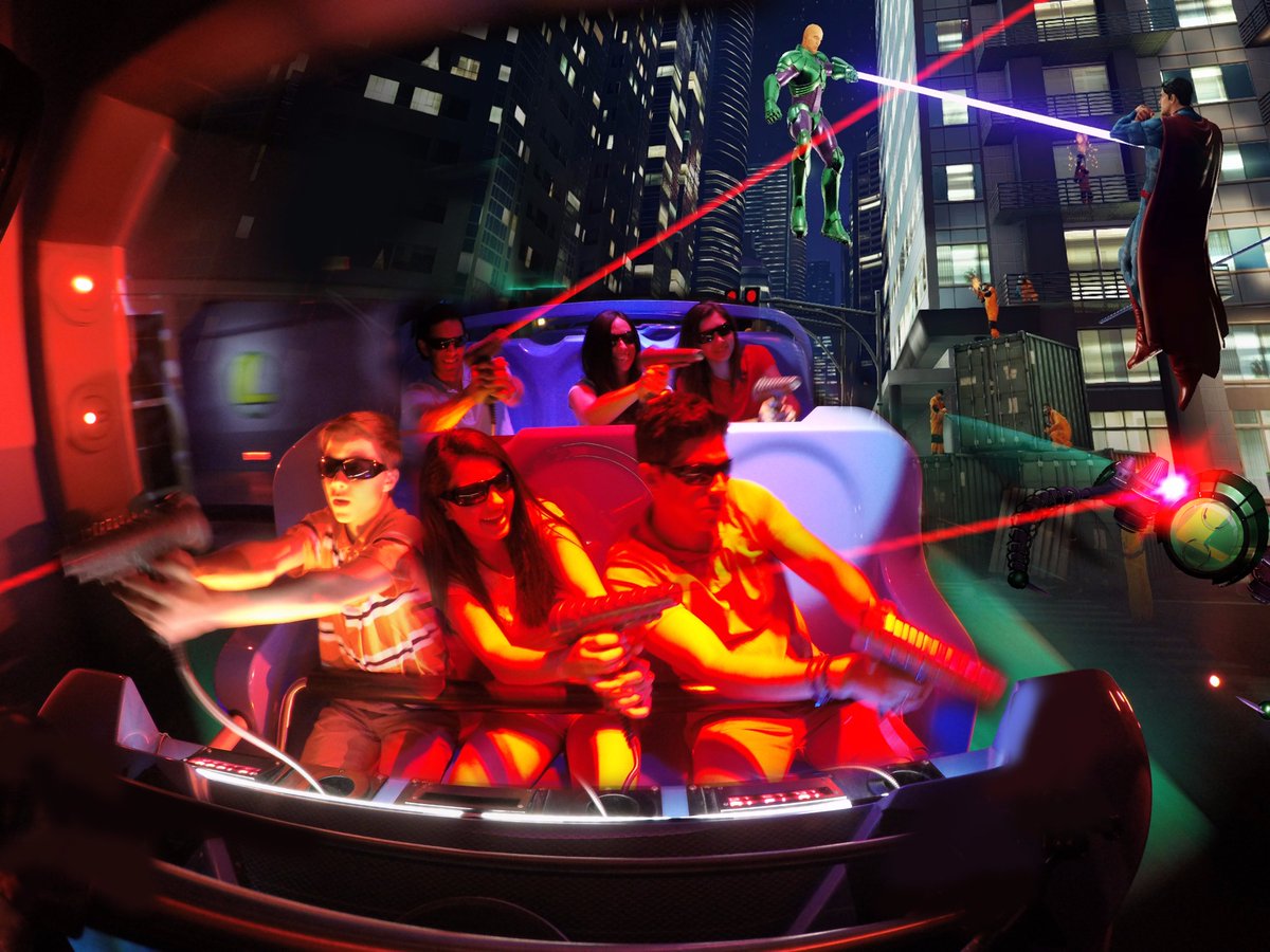 SallyDarkRides's tweet photo. #NotACoaster but #JusticeLeague #BattleForMetropolis #darkride makes @CNN Best Coaster List! https://t.co/GC3pwJ8jFf https://t.co/JXCn4BGwl4