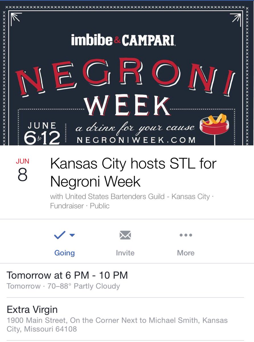 TheGinGirl's tweet image. Back in #KC for #NegroniWeek! #Stl guild rocks out at @extravirginkc