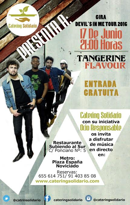 TangerineFlav's tweet photo. NUEVAS FECHAS #TFDevilTour
17 JUN - Subiendo al Sur (Madrid) - Acústico
25 JUN - Sala Bazinga (Pinto) - Concurso https://t.co/PztBzNY7Gk