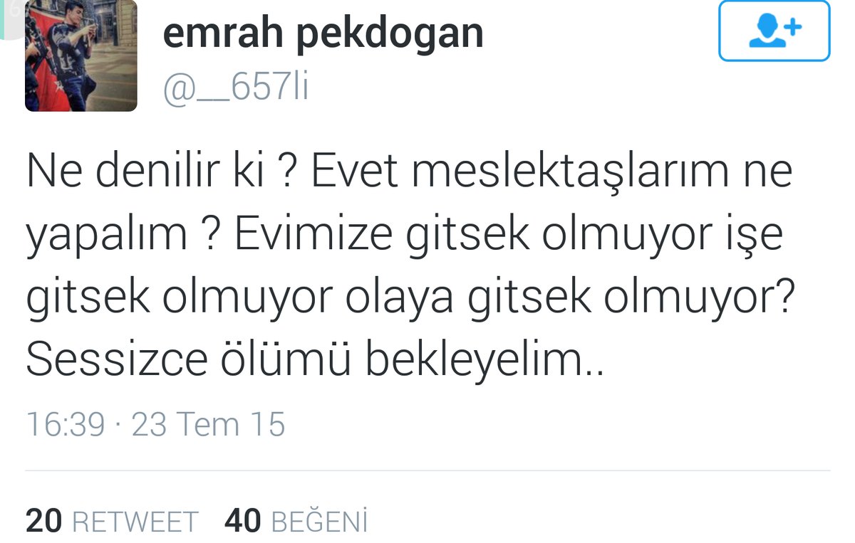 TuhafAmaGercek's tweet image. "Sessizce ölümü bekleyelim" demişti cevik kuvvet polisi Emrah Pekdoğan. Vezneciler'deki hain saldırıda şehit oldu.