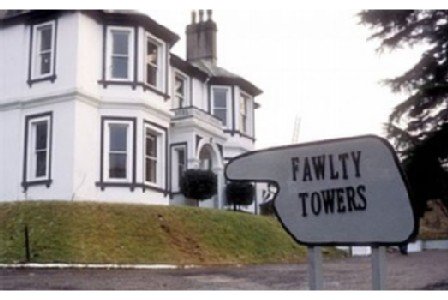 SecretDClub's tweet image. We’re now offering Fawlty Towers themed dinner parties - have your dinner served by Basil, Sybil and Manuel!