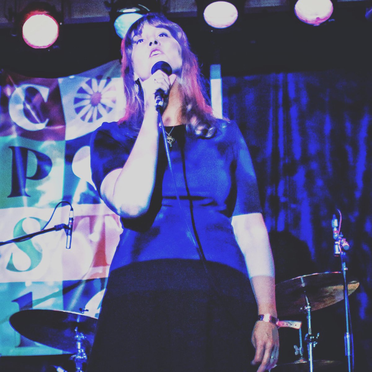 lakeruthmusic's tweet photo. 'What are you doing in my closet, Jeffrey Beaumont?' Photo: Sasha Maese. #nycpopfest #lakeruth #bluevelvet https://t.co/GhHk6FPrZ2