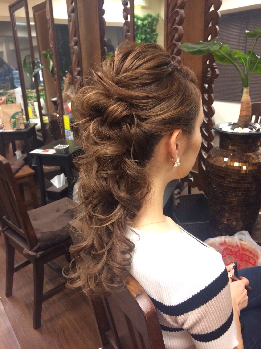 Hair Make Vary בטוויטר ポニー風アレンジ ヘアセット ヘア ヘアアレンジ ヘアスタイル ヘアメイク アップスタイル ブライダル ウェディング 髪型 名古屋 錦 結婚 Hairset Hairmake Hair Vary