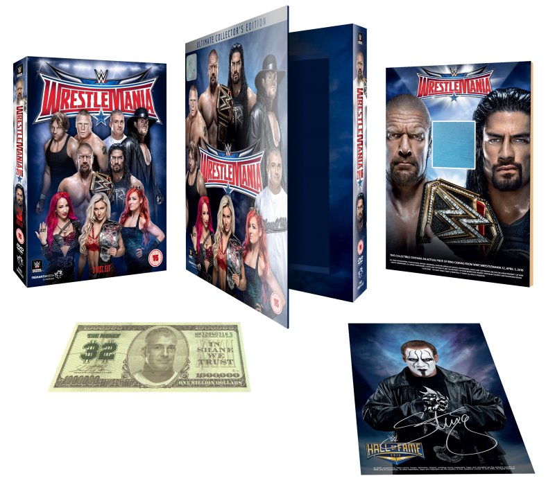 digitalspywwe's tweet photo. Follow &amp; RT for the chance to WIN a LIMITED Collector's Edition WrestleMania 32 DVD

https://t.co/JBazBwnpFY https://t.co/VCh0DDqruX