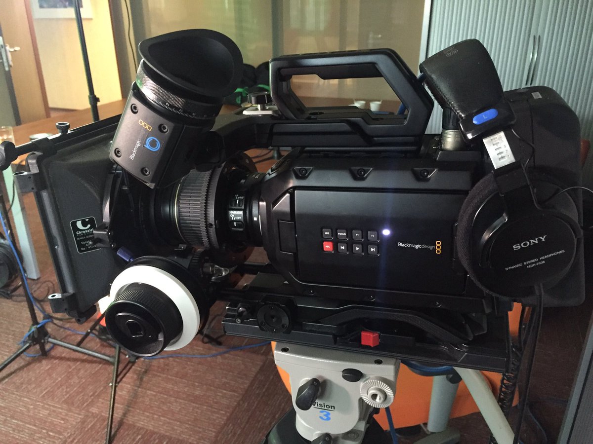 Opnames bij het Vincent van Gogh Instituut, mét de Ursa Mini. #zeermooiecamera!