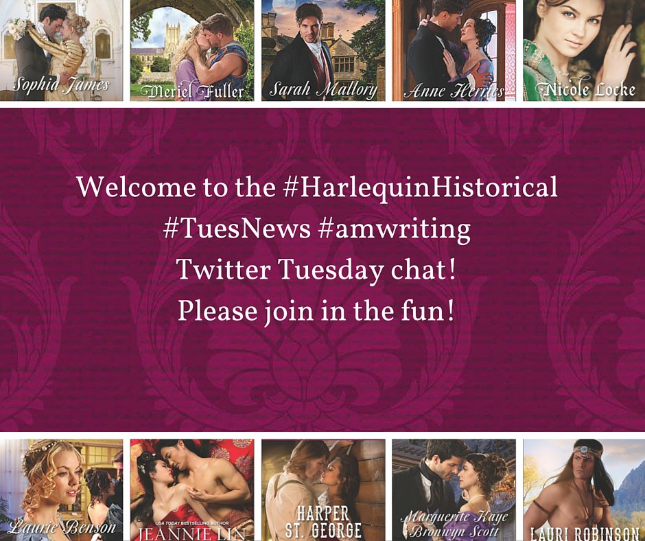 NicoleLockeNews's tweet photo. #HarlequinHistorical authors are chatting #writingtips #amwriting & #currentreleases! @HarlequinBooks Mills & Boon https://t.co/bDocz3XX9U