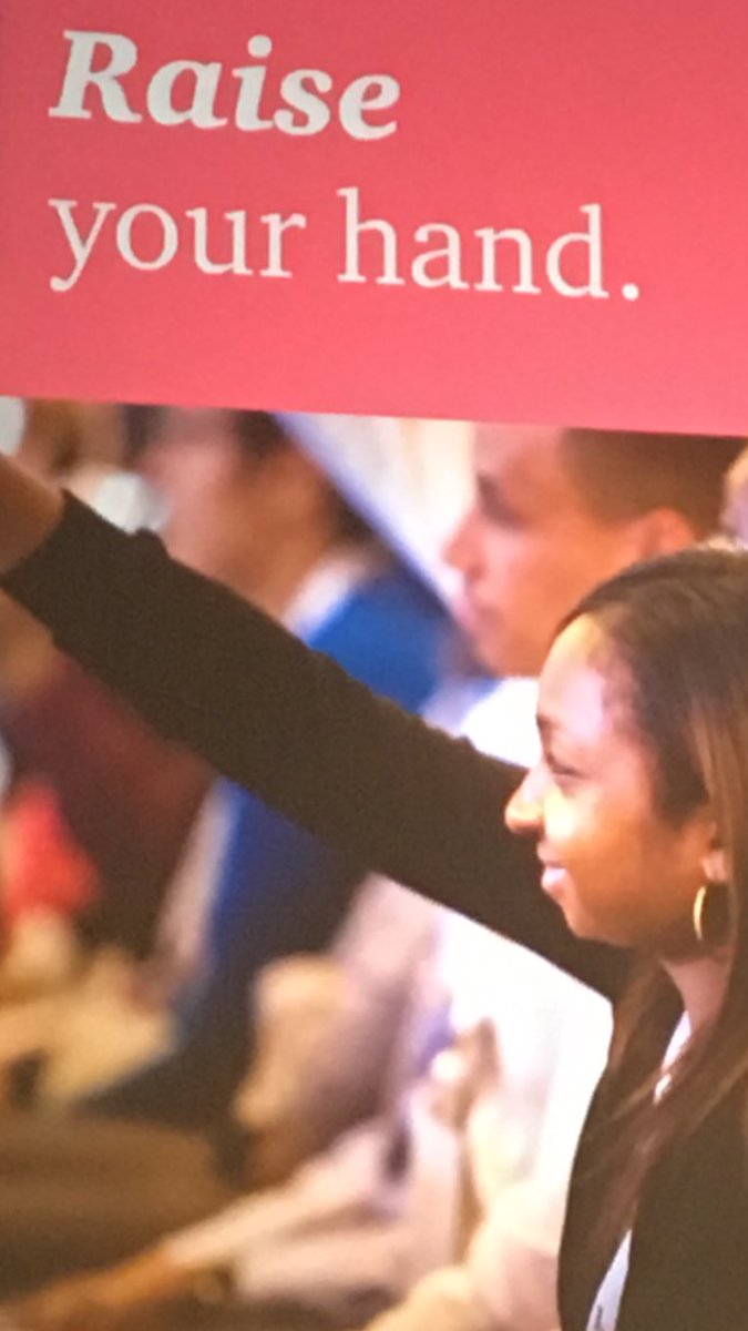 BWELCHSFO's tweet image. It&apos;s about speaking up and leaning in, raise your hand. @PwCAdvisory #PwCOracle #OHUG2016