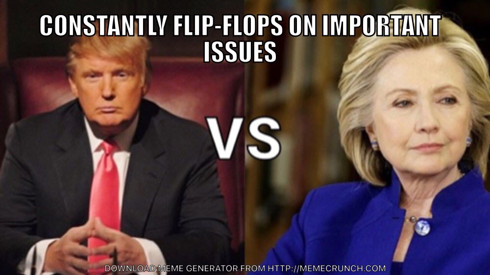 aweprest's tweet photo. It doesn't really matter who you vote for anymore. They are the exact same #Trillary2016 https://t.co/eGnWW1XqGF