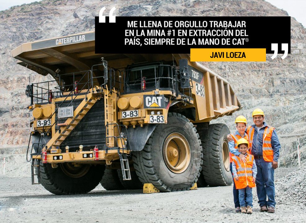 TracsaCat's tweet photo. Desde Manzanillo, Javi nos comparte esta gran imagen familiar.
#CatProducts
#CaterpillarInc
#797B #Minería https://t.co/K3DJ7BjxV5