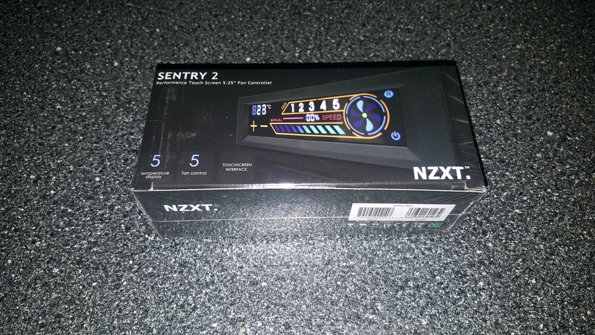 derrickgott007's tweet photo. Got in my #NZXT #Sentry2 fan controller.  Can't wait to slap this in to the Black Dahlia. https://t.co/fenQkxfuKB