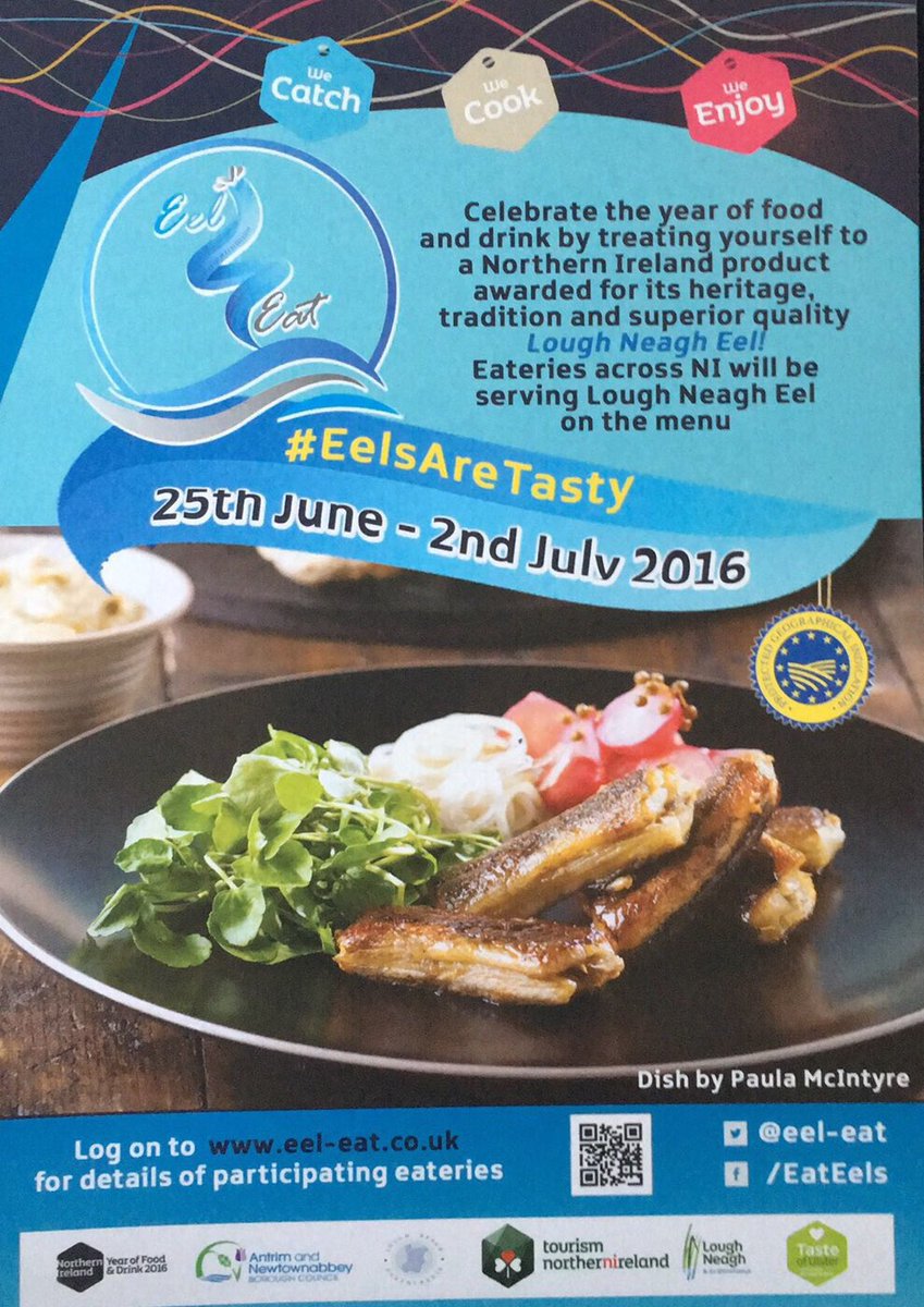 eel_eat's tweet photo. Evening @Armaghhour_ we're hoping lots #Armaghhour restaurants will add #LoughNeaghEels to menus
25 June to 2 July https://t.co/F4EAYLSU2D