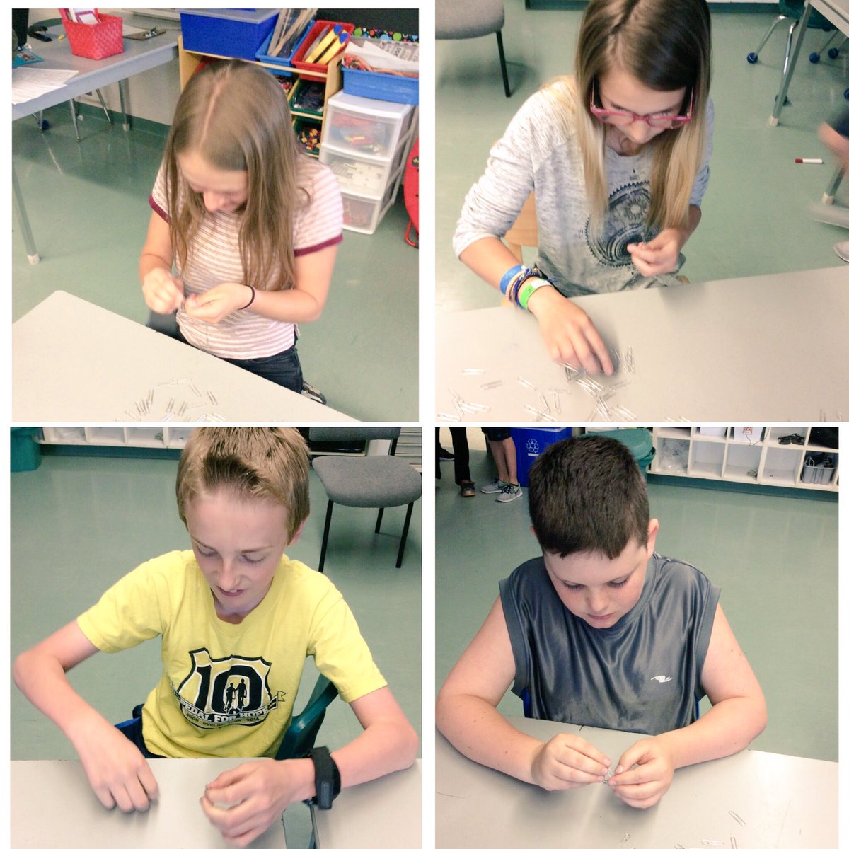 Lace_C's tweet photo. Creating stem and leaf plots with a little friendly competition #paperlessmath #learningstrategies @mswalker_201 https://t.co/z85LA5Ldv8