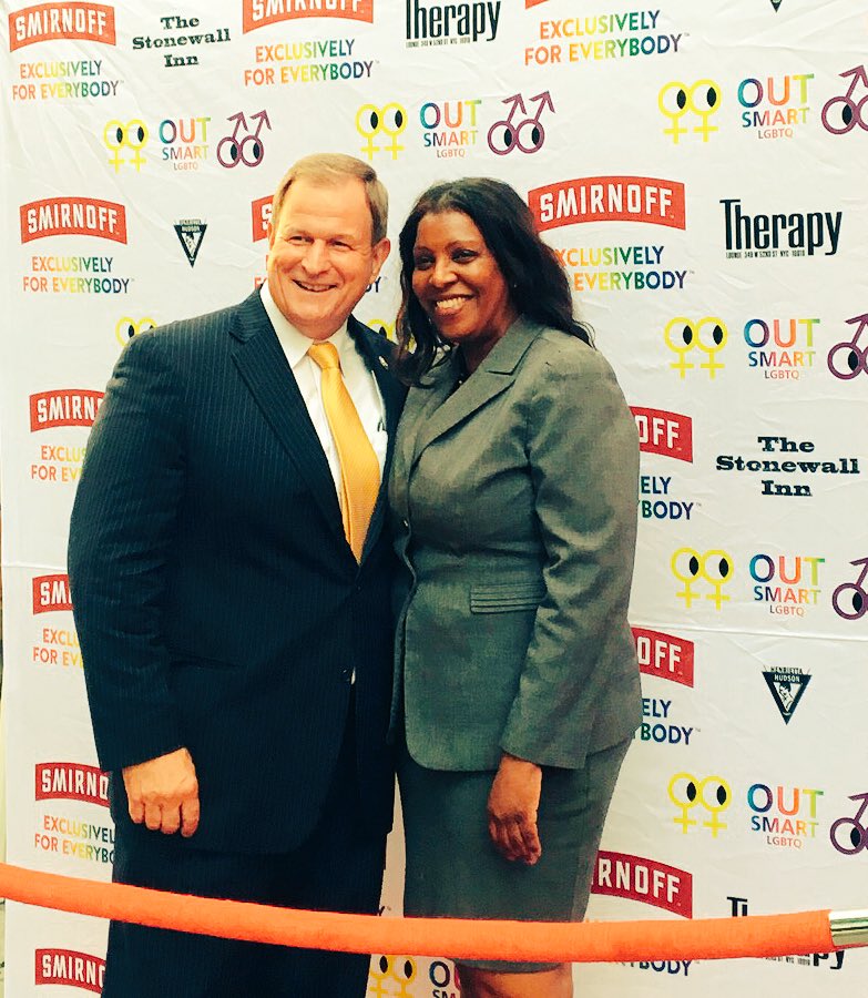 OutSmartLGBTQ's tweet photo. #NYC #PublicAdvocate @NYCPA Letitia James supporting #OutSmartLGBTQ launch party @ Stonewall Inn #pride #nycpride https://t.co/q45X0GN29J