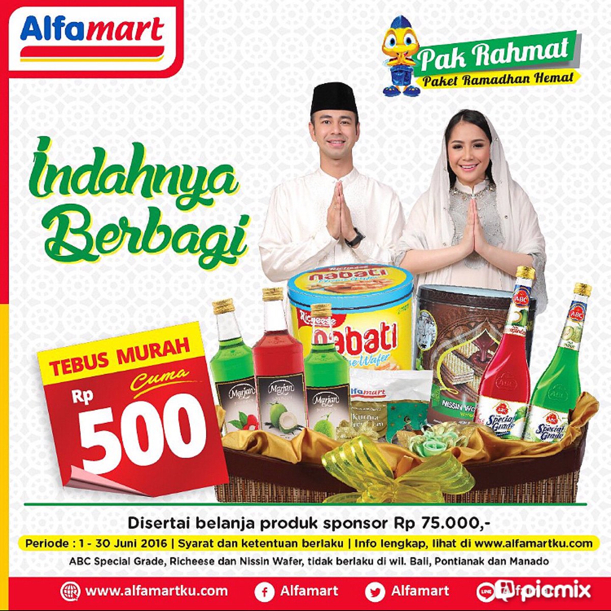 alfamart's tweet photo. Ok kita mulai, pertanyaannya tebus murah cuma brp untuk bs dpt sirup marjan di Alfamart? A.Cuma500 B.Cuma999 https://t.co/GWauD6xI8k