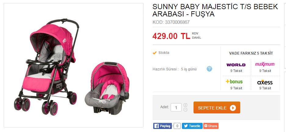 hermarkabizde's tweet photo. SUNNY BABY MAJESTİC T/S BEBEK ARABASI - FUŞYA
https://t.co/gHqxGUXjjU https://t.co/Cc7VZZVreC