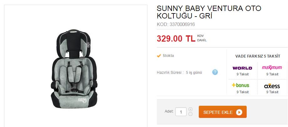 hermarkabizde's tweet photo. SUNNY BABY VENTURA OTO KOLTUĞU - GRİ
https://t.co/6fdQWA2gL9
Grup I+II+III ( 9 – 36 kg arası kullanıma uygun) https://t.co/AVLkl9uNkI