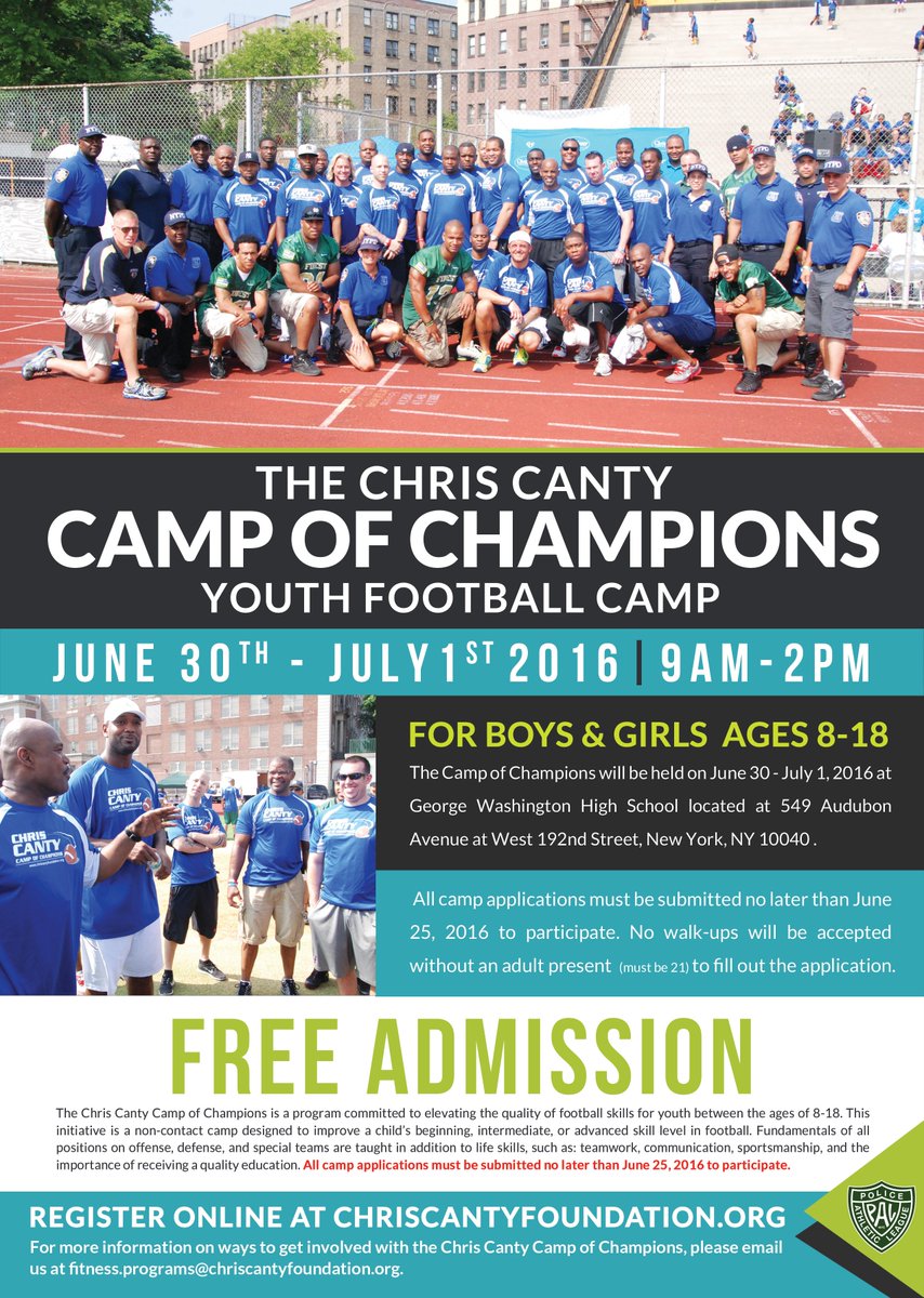 CCFCmty's tweet photo. Getting Ready For The @ChrisCanty99 @CampofChampions w/ @PALNewYork REGISTER YOUR CHILD at https://t.co/WQDkIrQGsX https://t.co/j6Lha8JRxB