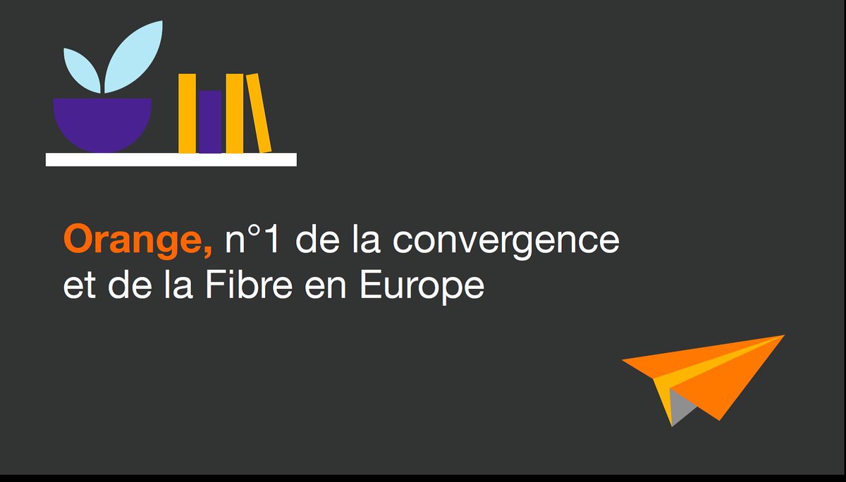 orange's tweet photo. #AGORANGE2016 @Ge_Pellissier : Orange est le 1er opérateur convergent et #Fibre en Europe. #telcos #AG2016 https://t.co/nlfdKWQ6DG