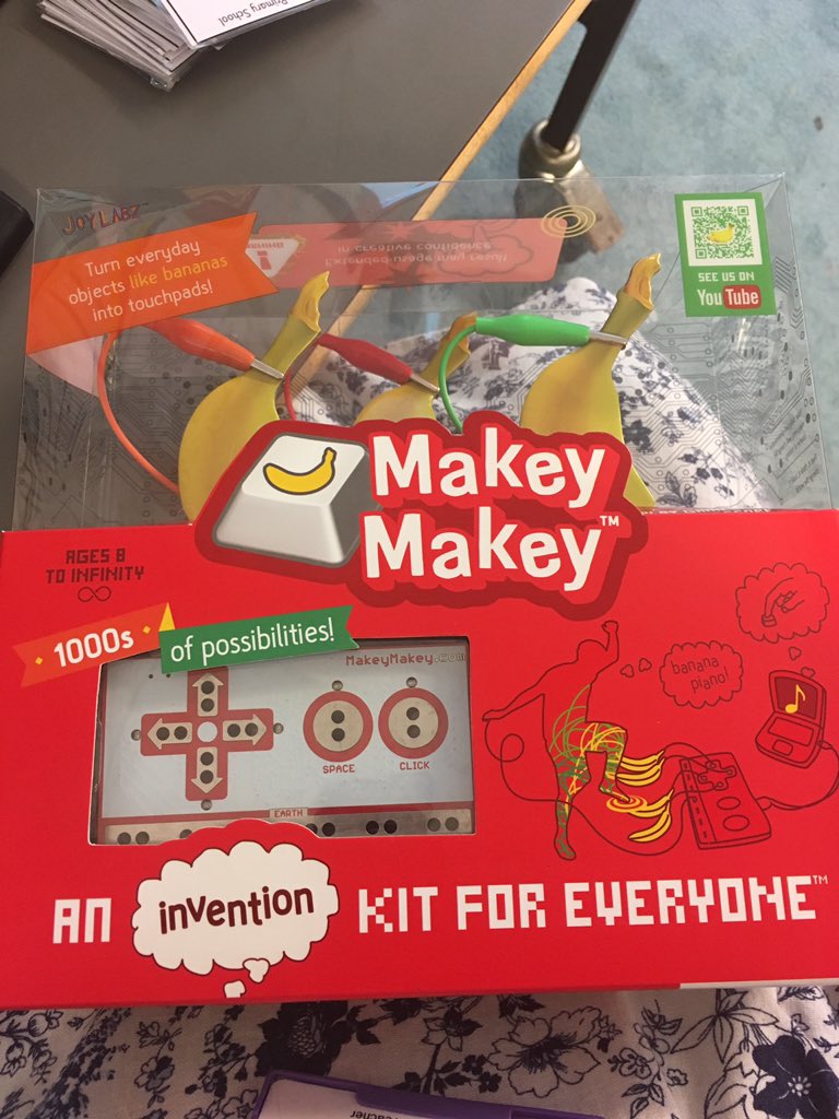 TyElworthy's tweet photo. Generous prize from @thejoylabz @makeymakey had arrived - thank you! Come to #TMAngel16 - https://t.co/lSKxCPKWQE https://t.co/wrpzdJxvQE