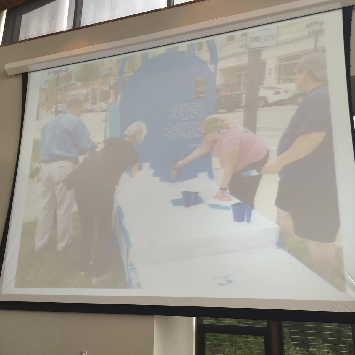 NEWaukee's tweet photo. Postmans' Plot receives a shoutout at #CultivateEvent! Thanks to @MainStreetsConf again for the opportunity. https://t.co/7juMKgKZUU