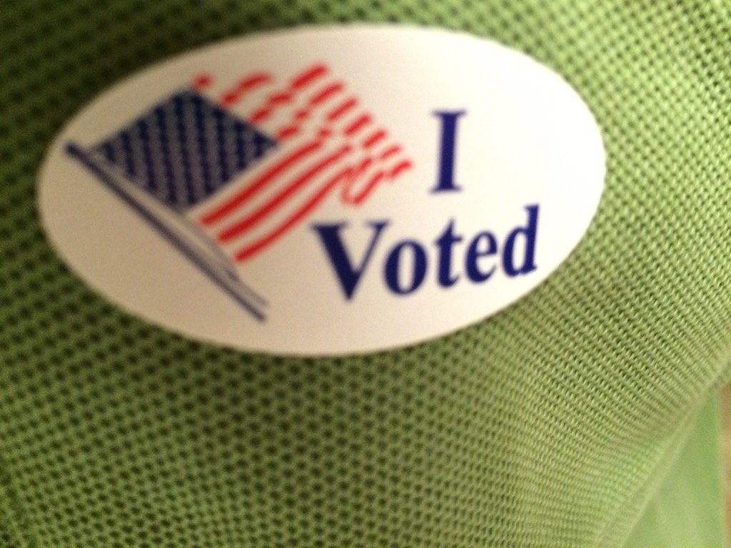 MikeBrossart's tweet photo. I voted. Did you? (There was no waiting at my polling place.) https://t.co/ZVeTGPtG1T