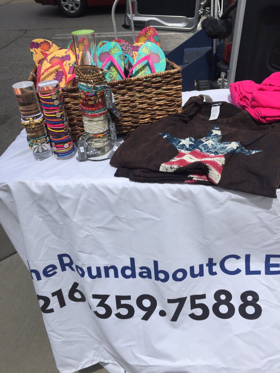 roundaboutcle's tweet photo. Such cute accessories and tee shirts! Come see us 😘👍😘 @KeepItLocalCLE @roundaboutcle https://t.co/qdzkj9BUI3