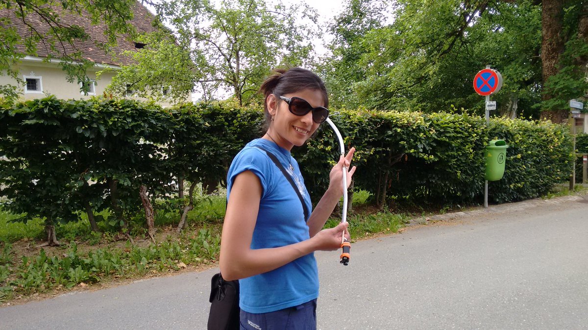 EUCitSciProject's tweet photo. Just before kickoff meeting, time for prototyping kite mapping at the Schloss Stainz @PublicLab #togetherscience https://t.co/nKkNzPF8oC