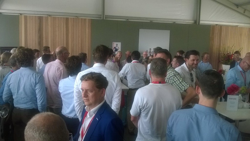 #Ricoh Open. Kiki Bertens in de Ricoh lounge. Allemaal fans en supporters