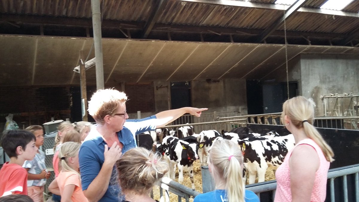 Vanmiddag bezoek gebracht aan boerderij van familie ten Kate! #leerzaam