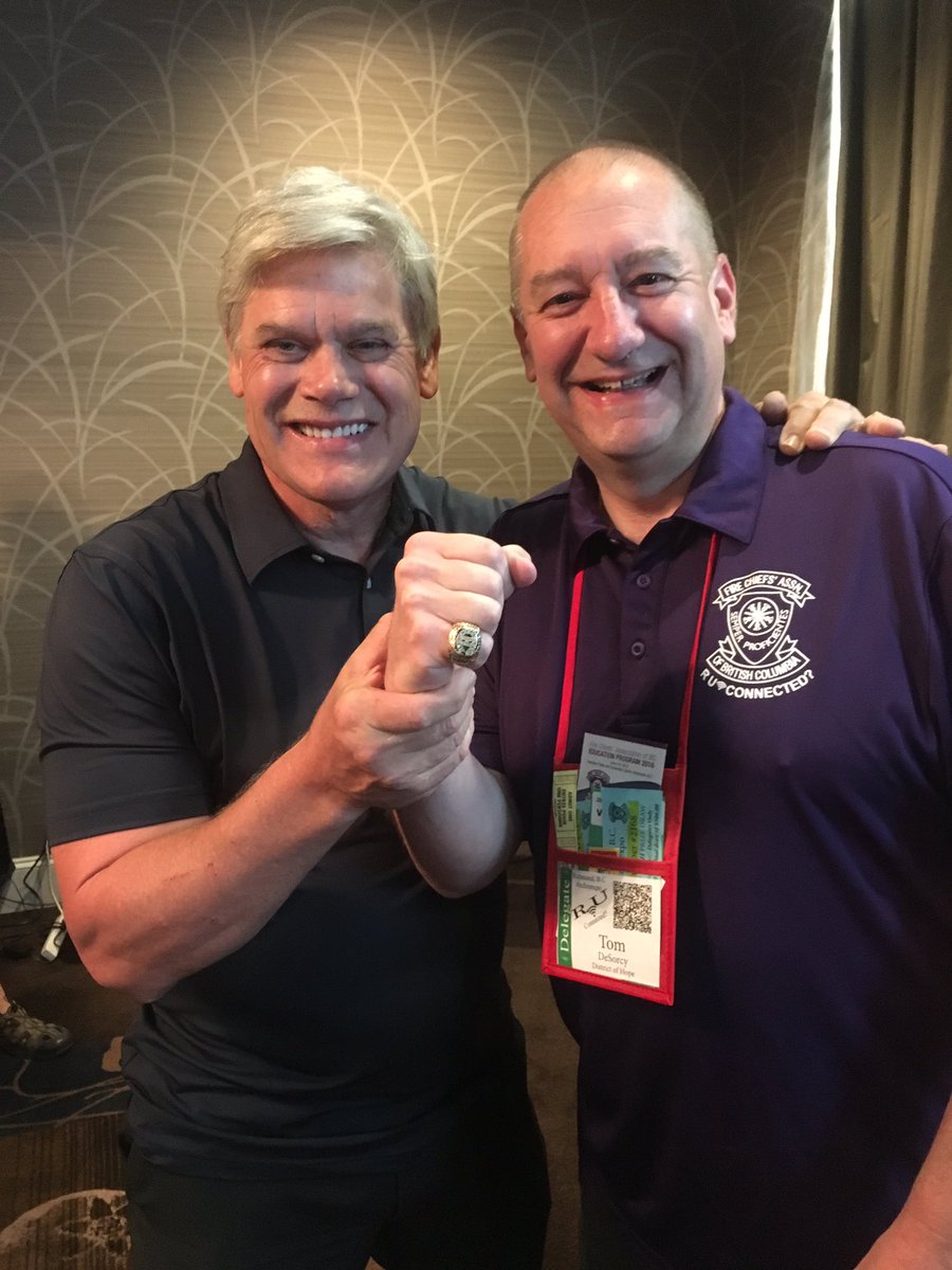 TommyDChief's tweet photo. Opening keynote at #FCABC2016 with Ryan Walter. #StanleyCupRing #Habs #History https://t.co/xTE5KioyVW