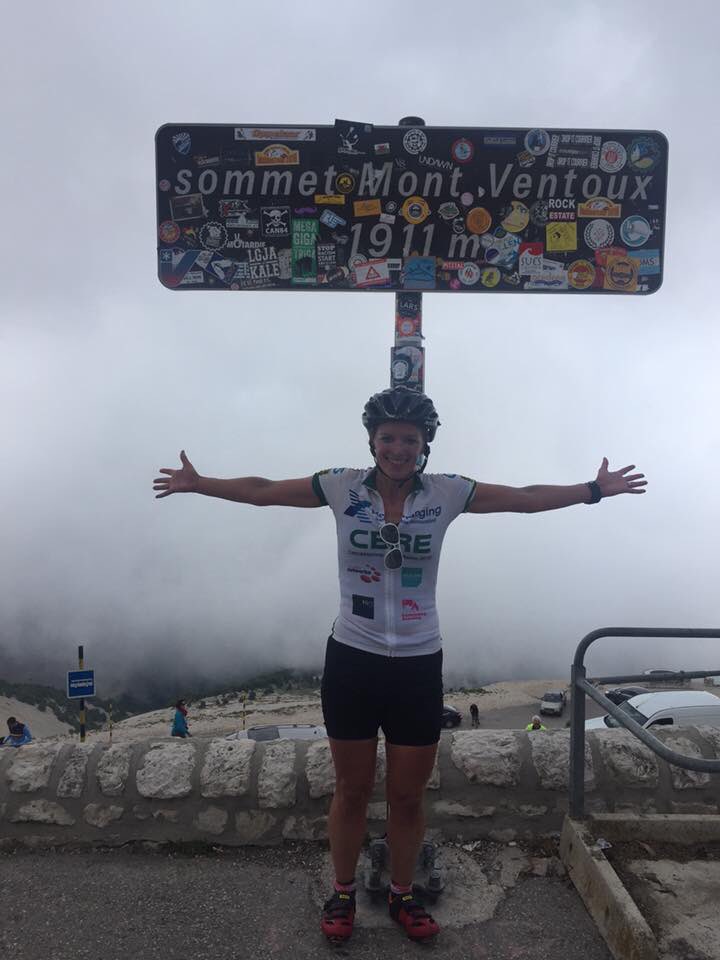 KFargus's tweet photo. It is done @Sketchfurniture at the summit of Mont Ventoux #Ride2Remo https://t.co/x6Kd9OYe7U